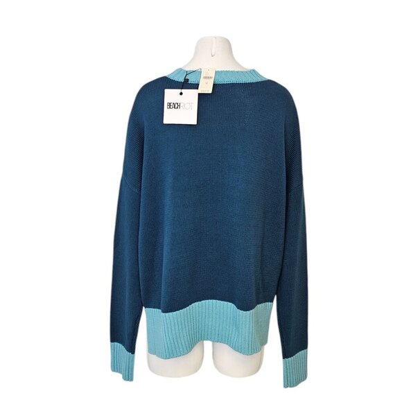 Anthropologie Beach Riot Callie Alps Sweater, Pullover, Crew, Apres Beach, Sz M - Picture 3 of 8